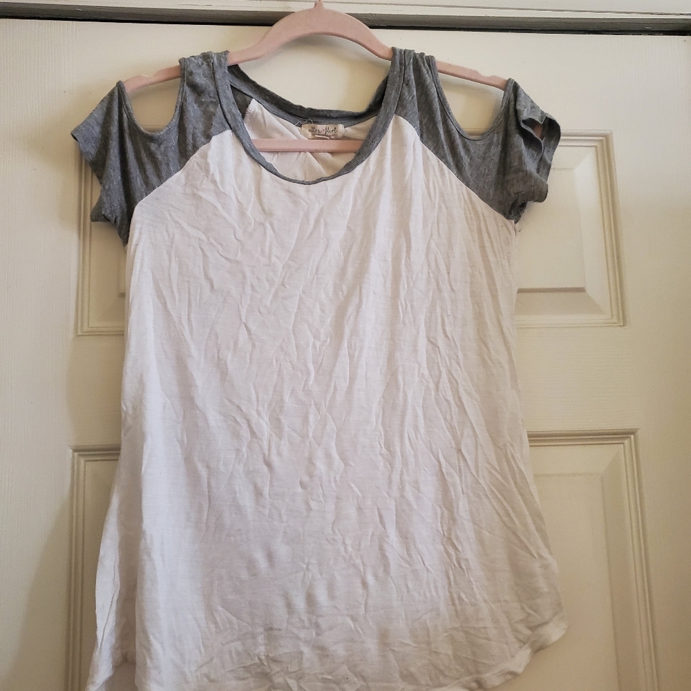 Cold shoulder t-shirt